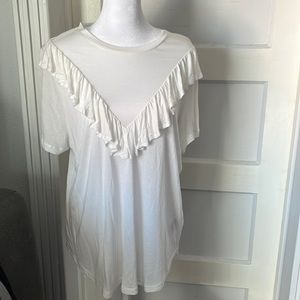 H & M ruffle top